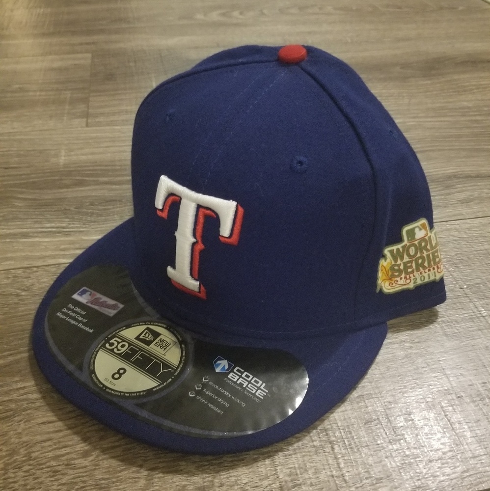 Texas Rangers New Era 59 fifth World Series hat